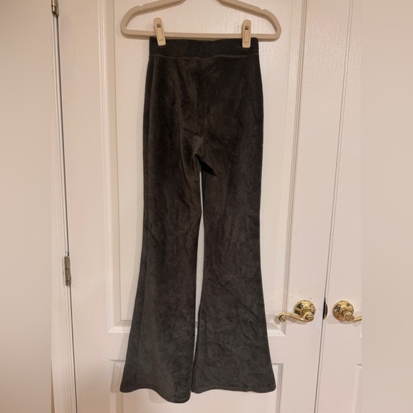 Olive green corduroy bootcut pants - Picture 2 of 3